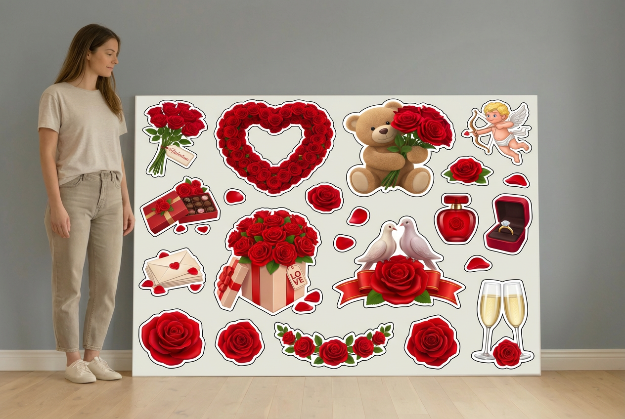 Red Roses - Size Guide