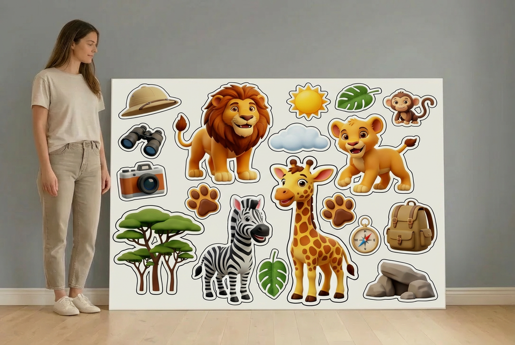 Lions & Friends size guide