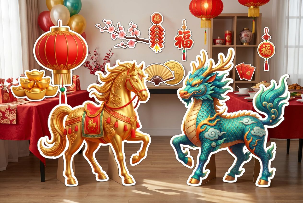 Year of the Horse scene mockup 2