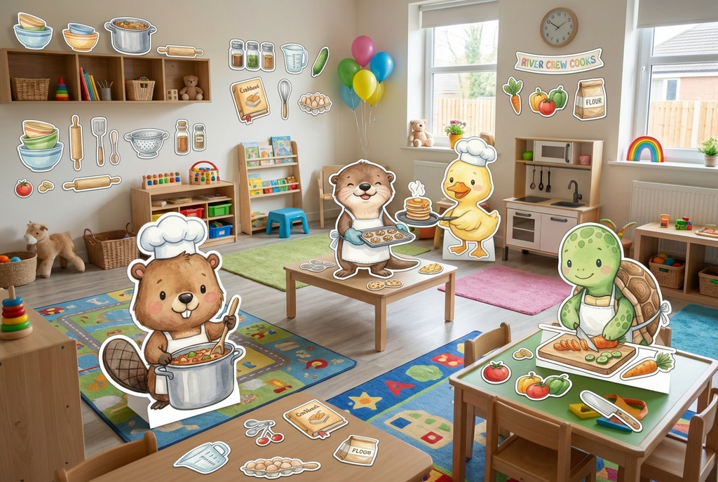 Cooking with River scene mockup 1