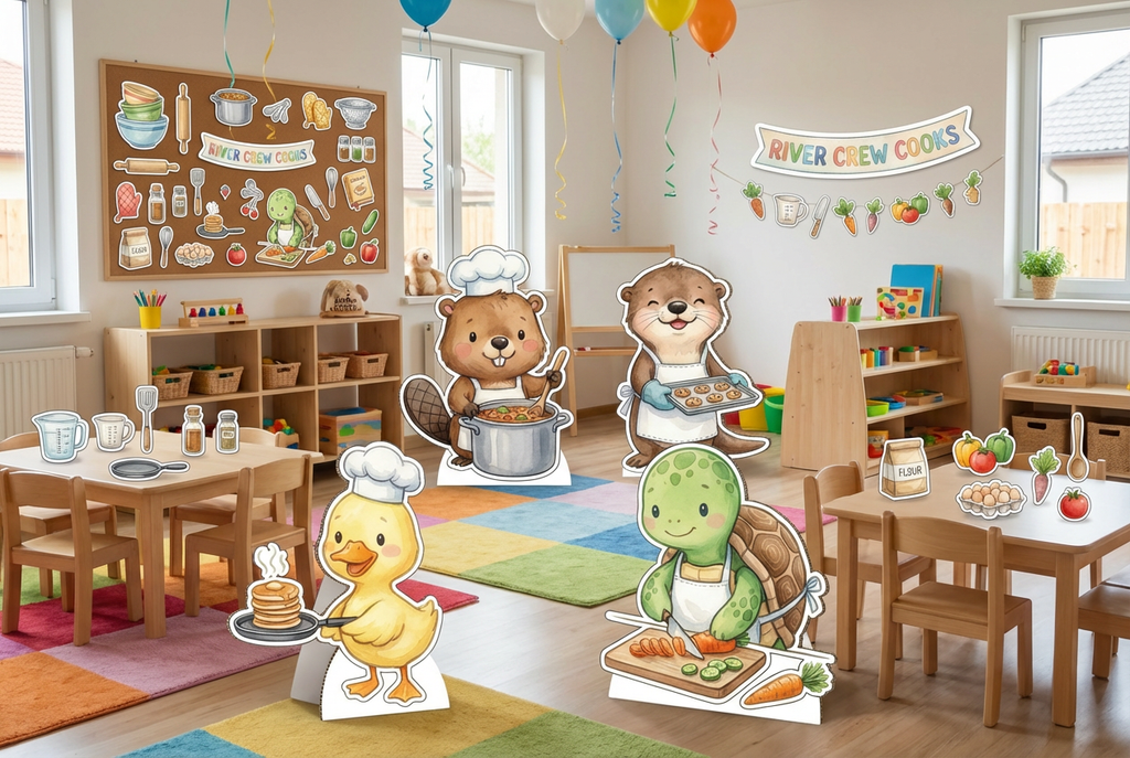 Cooking with River scene mockup 2