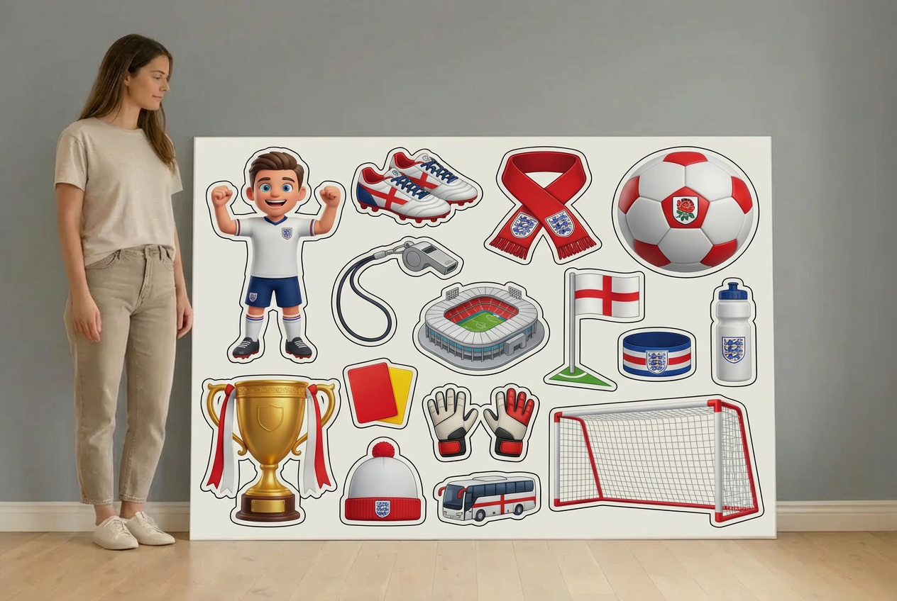 England Football size guide