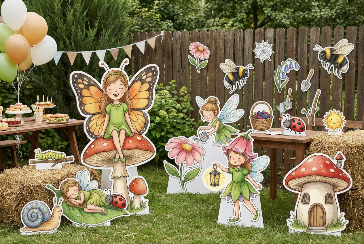 Garden Fairies scene mockup 2