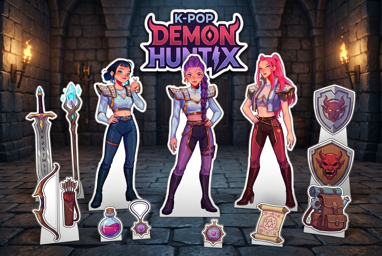 K-Pop Demon Huntix product showcase