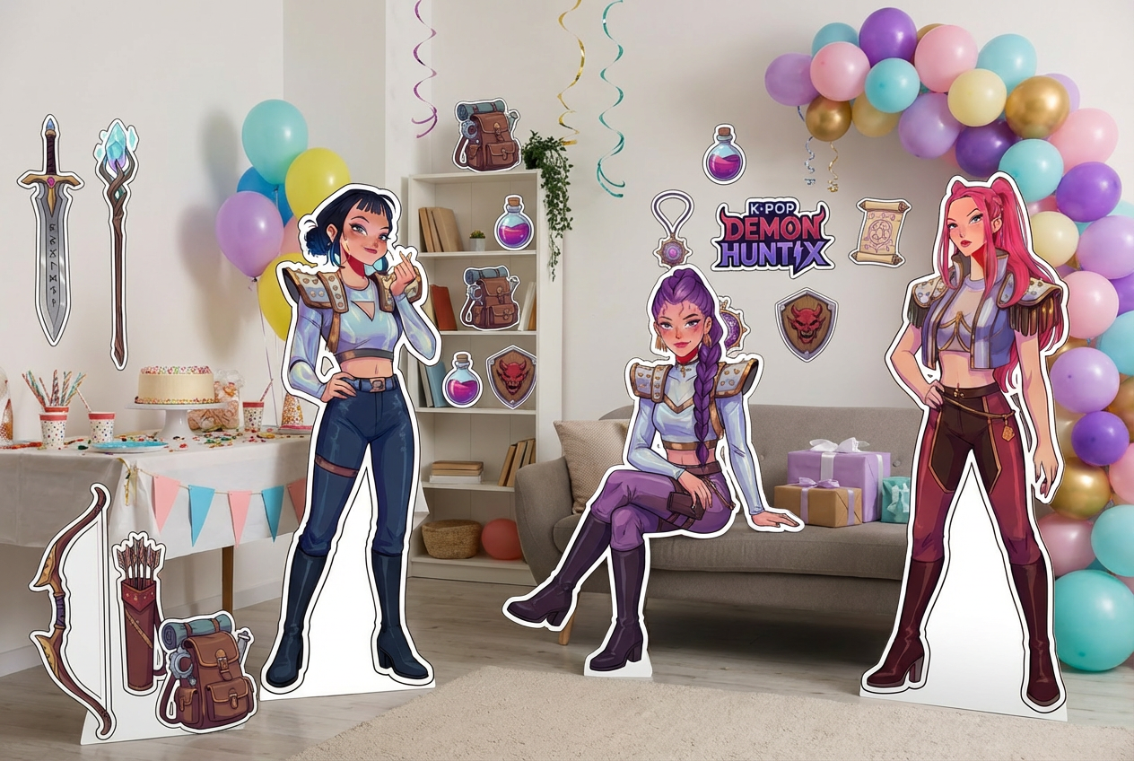 K-Pop Demon Huntix scene mockup 1