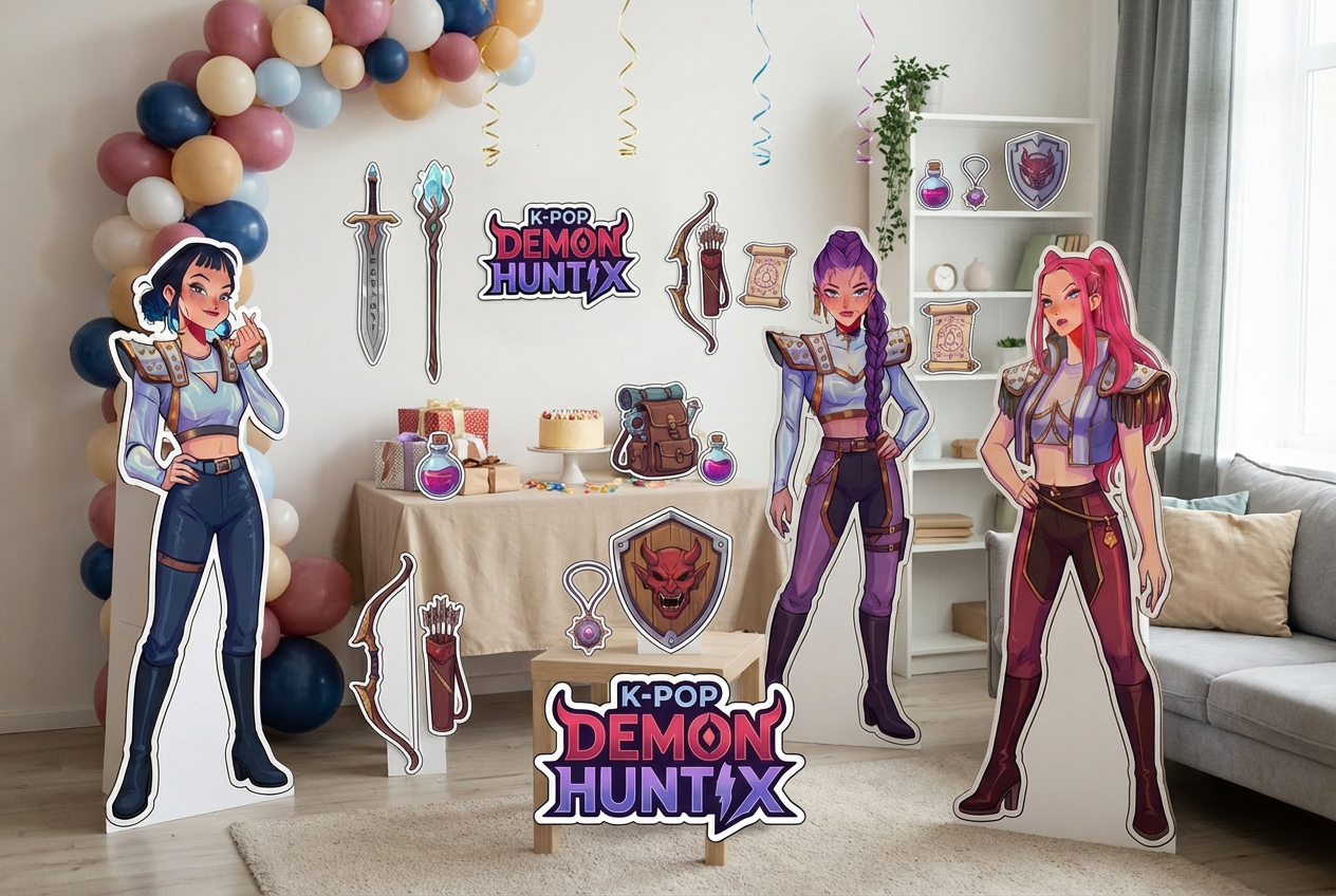 K-Pop Demon Huntix scene mockup 2