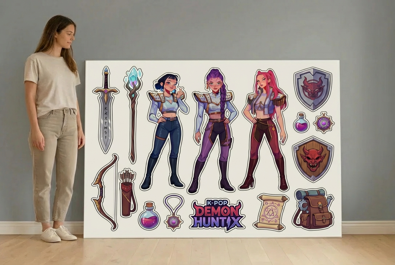 K-Pop Demon Huntix size guide