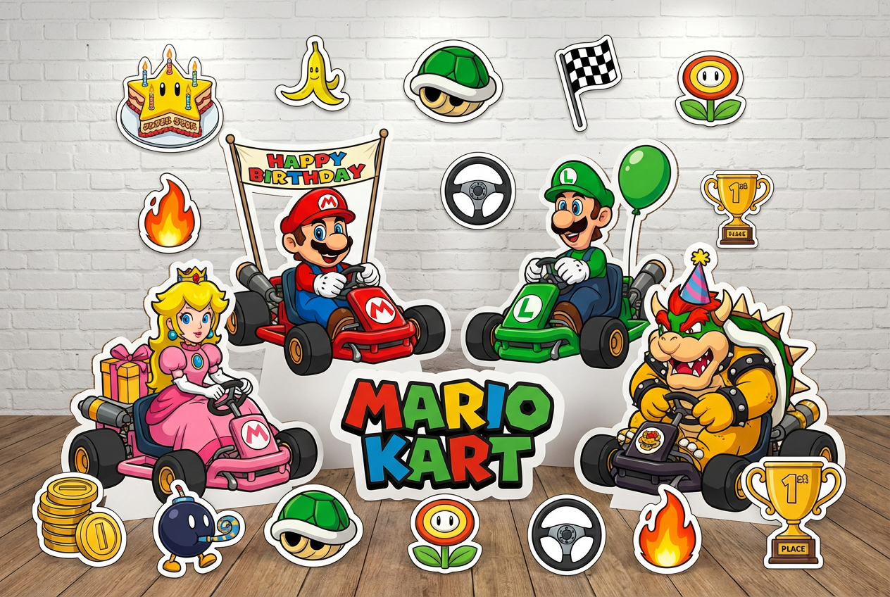 Mario Karts Birthday - Product Showcase