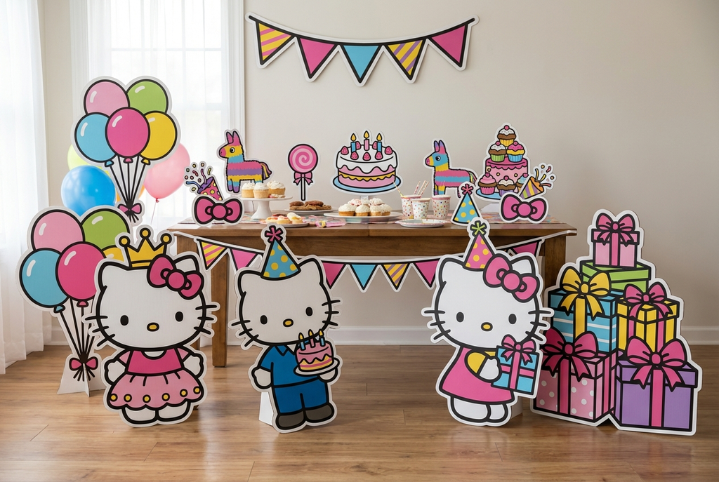 Hello Kitty Birthday Party - Scene 1