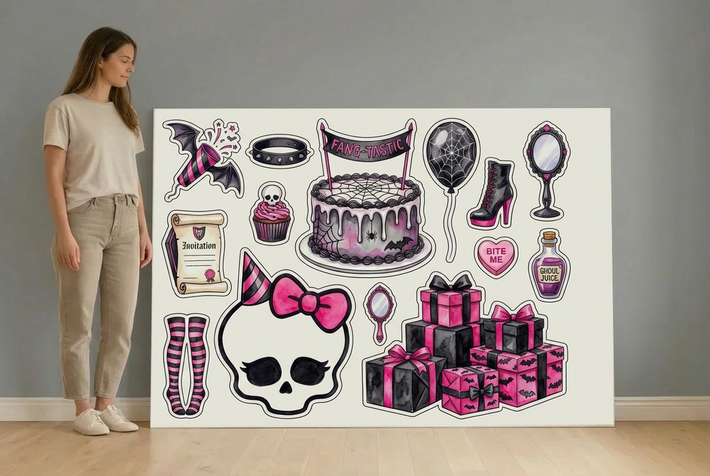 monster high birthday - Size Guide
