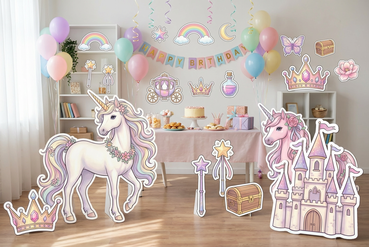Unicorns Classical scene mockup 2
