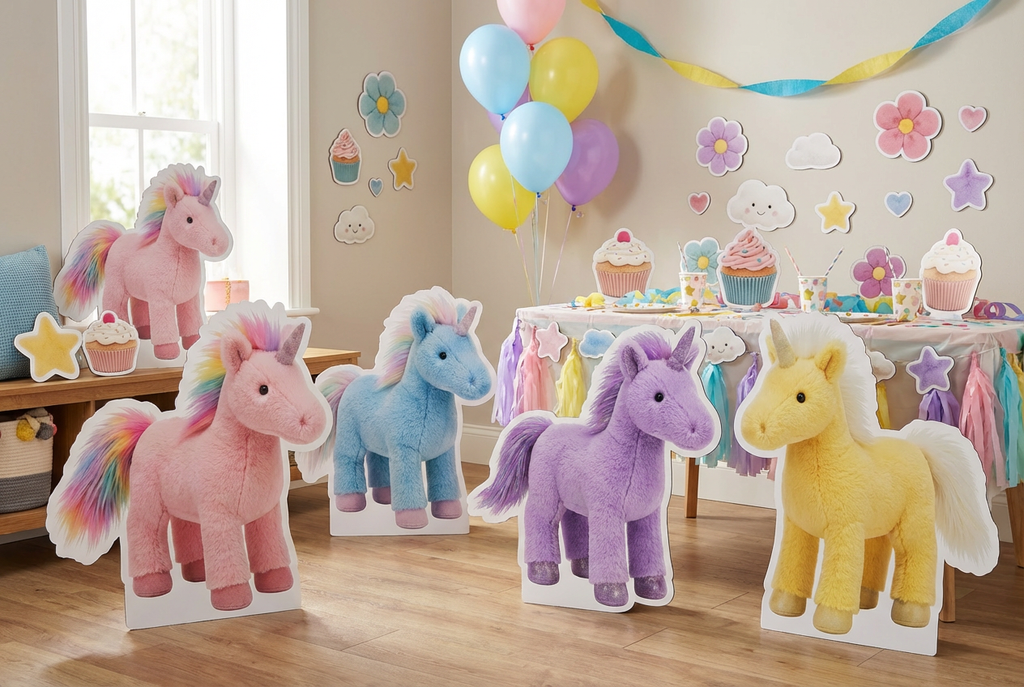 Fluffy Unicorn scene mockup 2