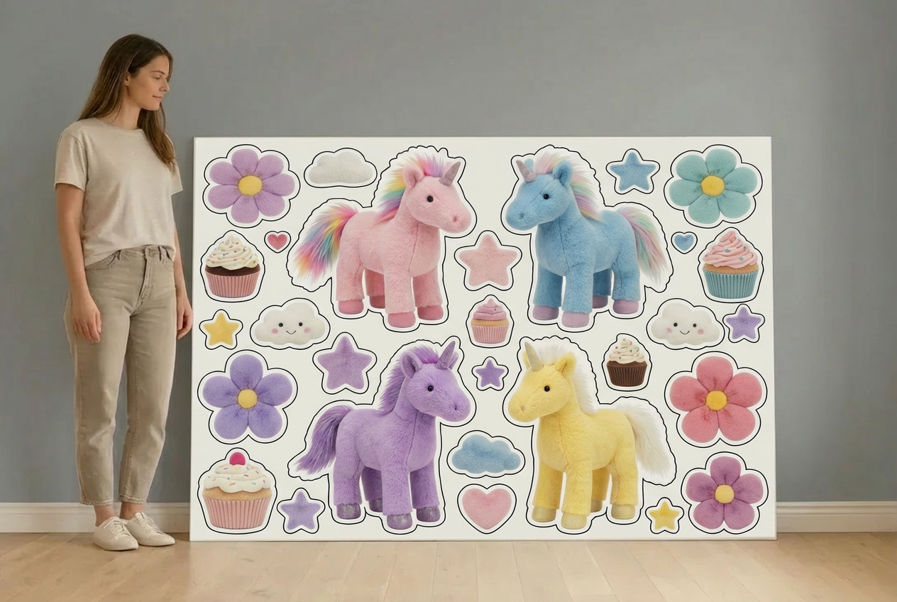 Fluffy Unicorn size guide