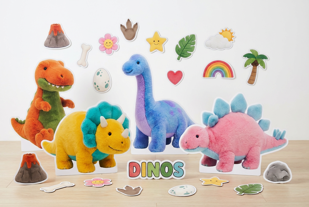 Fluffy Dinosaurs product showcase