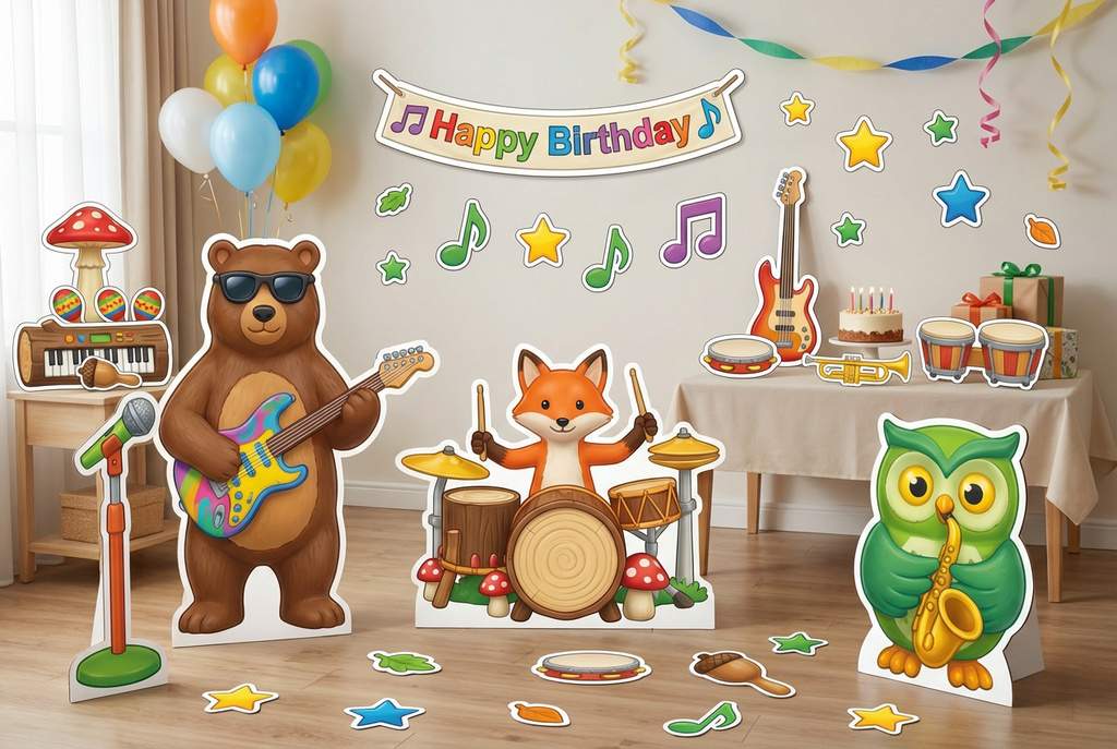 Forest Funky Band  scene mockup 1