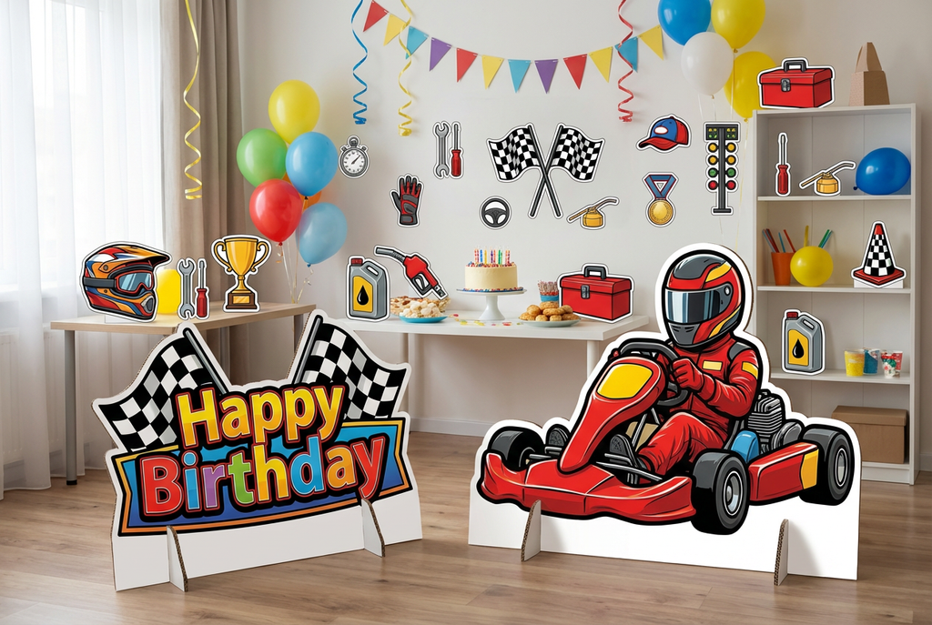 GoKart Birthday scene mockup 1