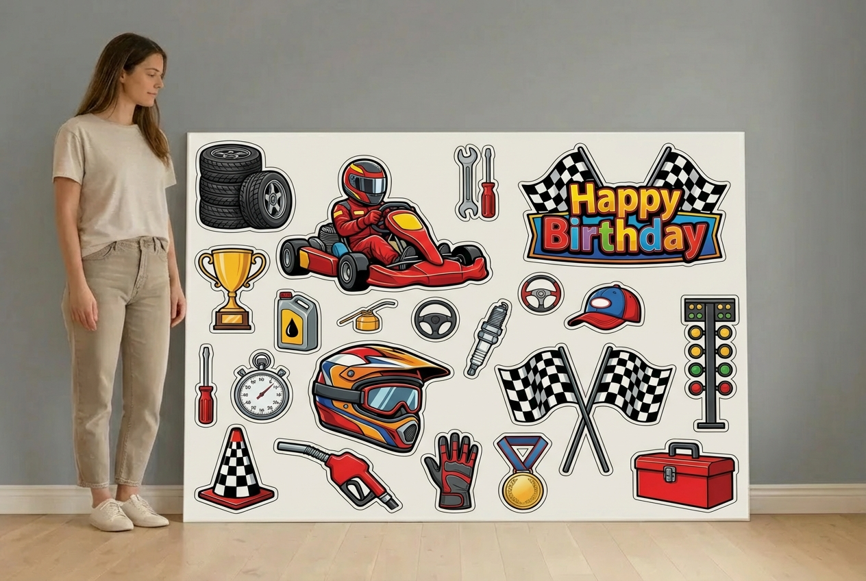 GoKart Birthday size guide