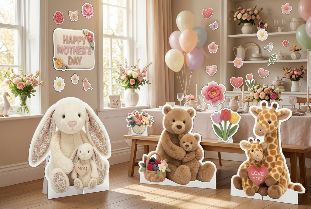 happy mothers day siign  scene mockup 2