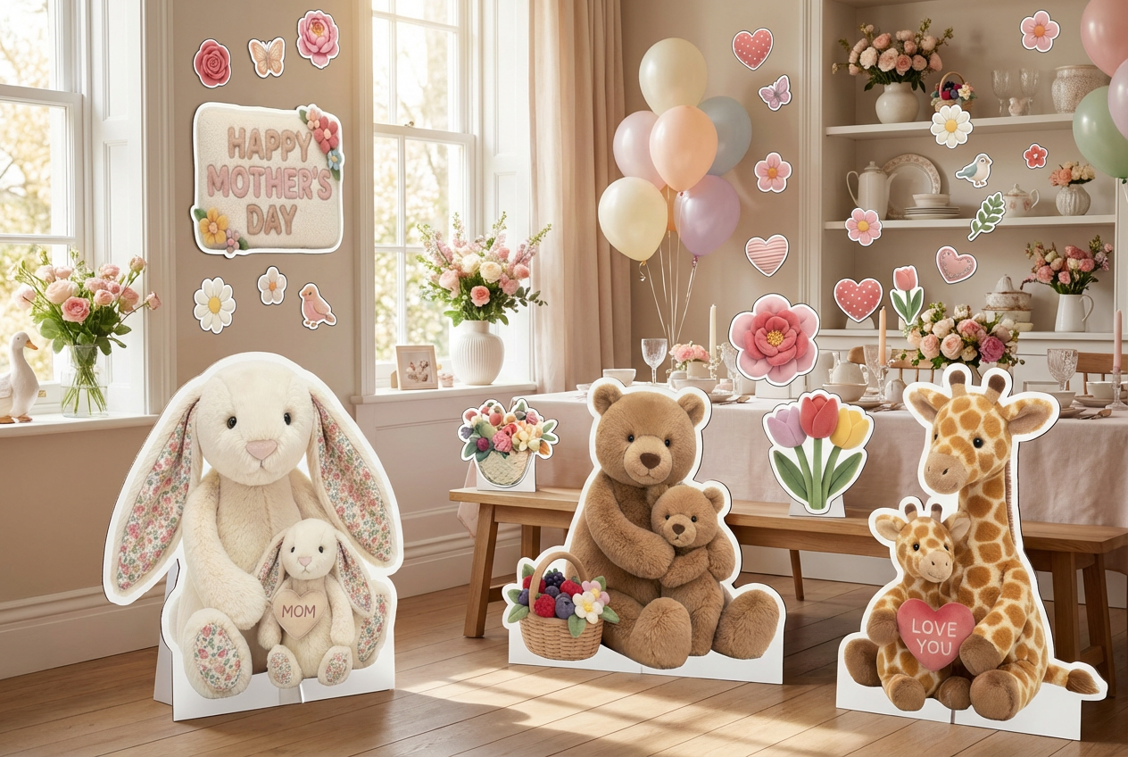 happy mothers day siign  scene mockup 2